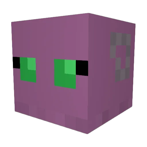 VelRap Minecraft avatar head, 3D render