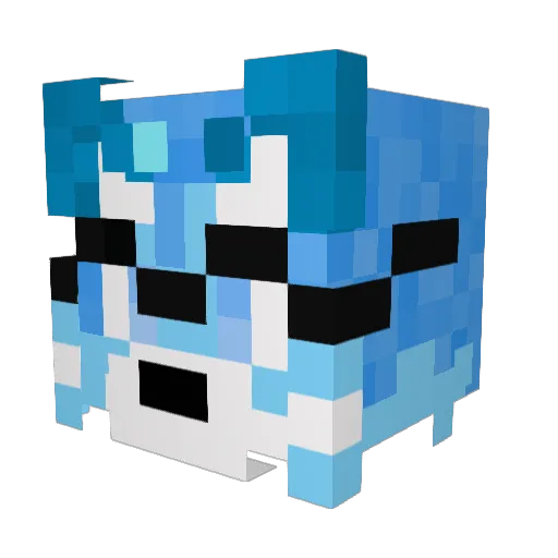 VelSilkwind Minecraft avatar head, 3D render