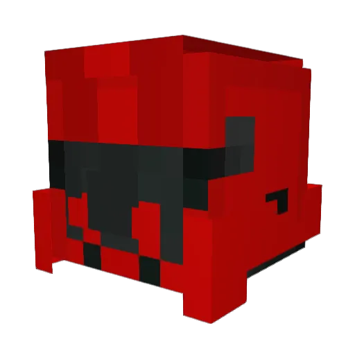 VelTexio Minecraft avatar head, 3D render