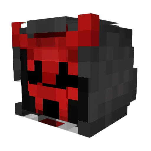 Velanimus Minecraft avatar head, 3D render