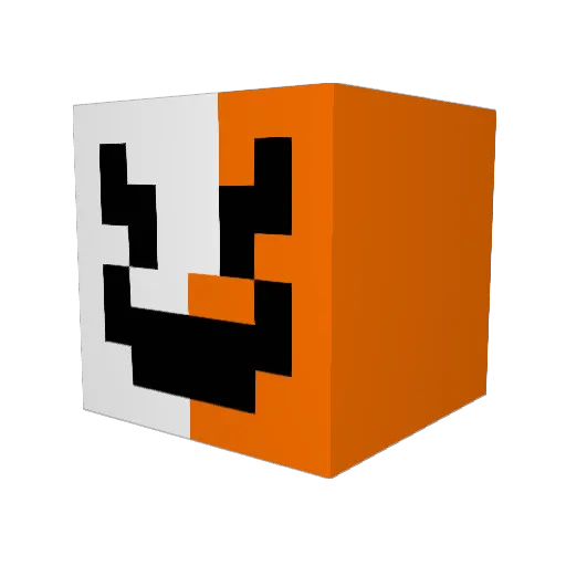 Velcrom Minecraft avatar head, 3D render