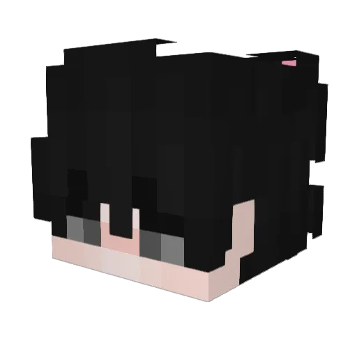 Veldras Minecraft avatar head, 3D render