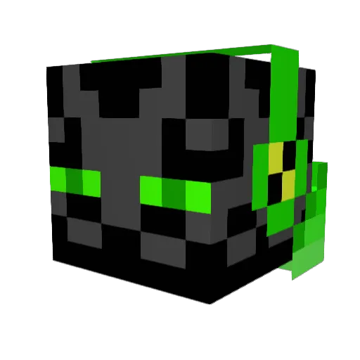 Velematjuhh Minecraft avatar head, 3D render