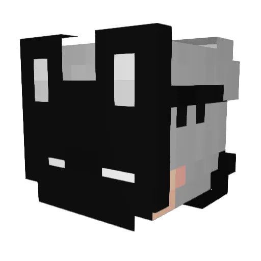 Velgo_ Minecraft avatar head, 3D render