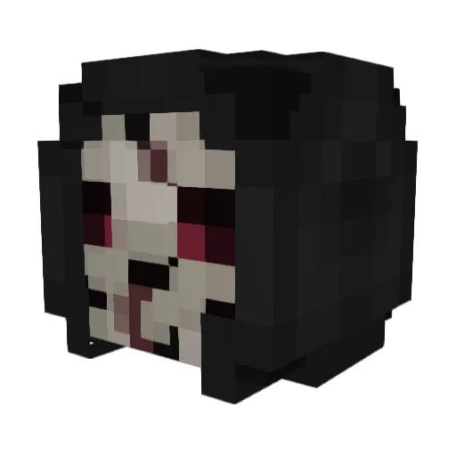 Velgotha Minecraft avatar head, 3D render