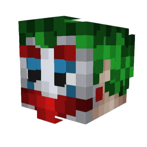 Veliazar Minecraft avatar head, 3D render