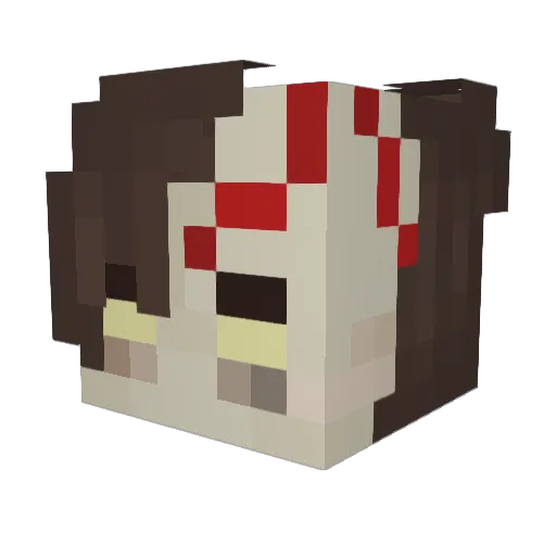 Velis_ Minecraft avatar head, 3D render