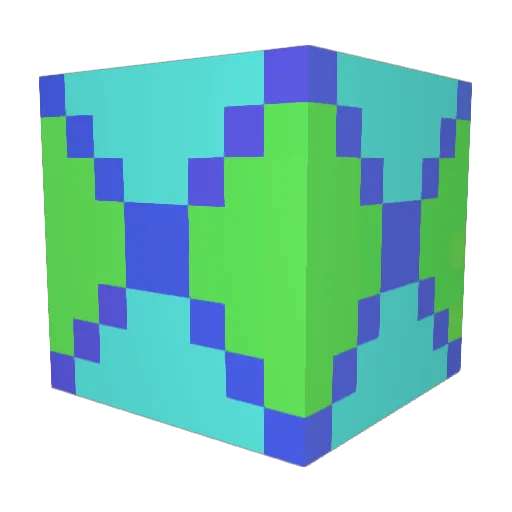Velkenn Minecraft avatar head, 3D render