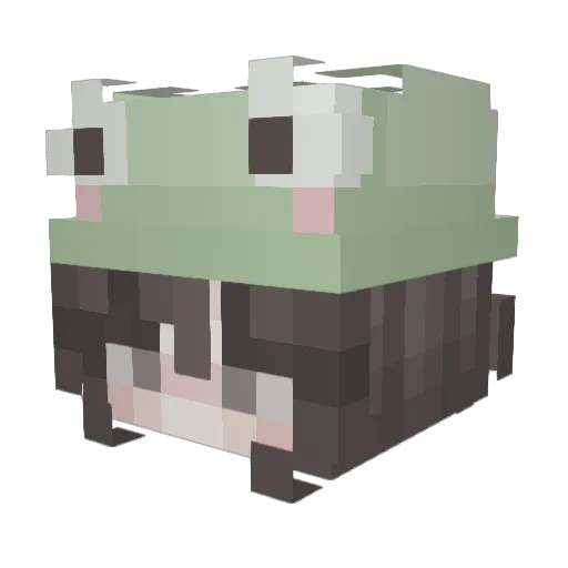 Velknil Minecraft avatar head, 3D render