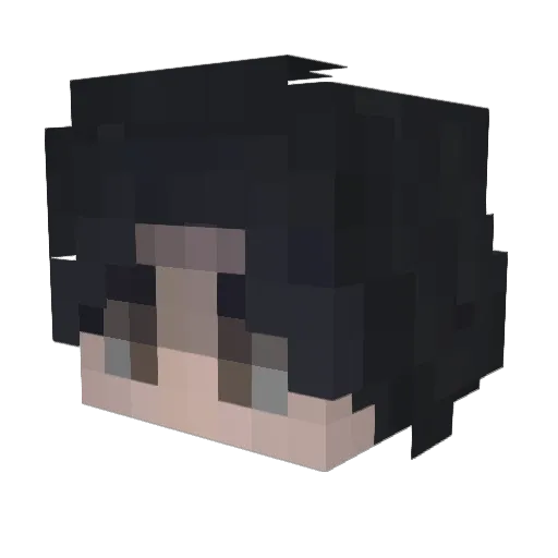 Vellohn Minecraft avatar head, 3D render