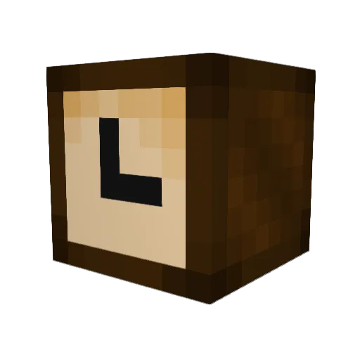 Velmeme Minecraft avatar head, 3D render