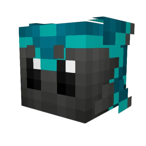 VeloQueen Minecraft avatar head, 3D render