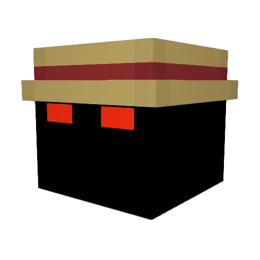Velobounce Minecraft avatar head, 3D render