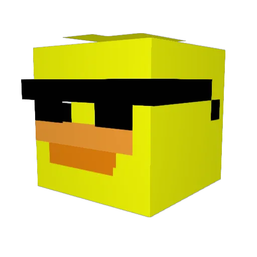 Velocipray365 Minecraft avatar head, 3D render