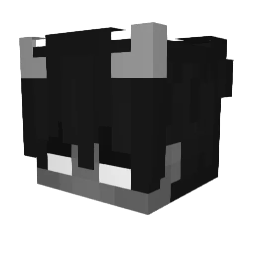 Velocity3K Minecraft avatar head, 3D render