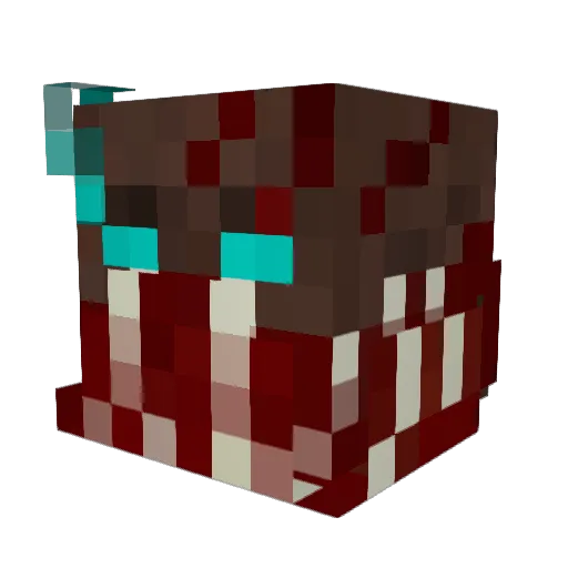 Velocity739 Minecraft avatar head, 3D render