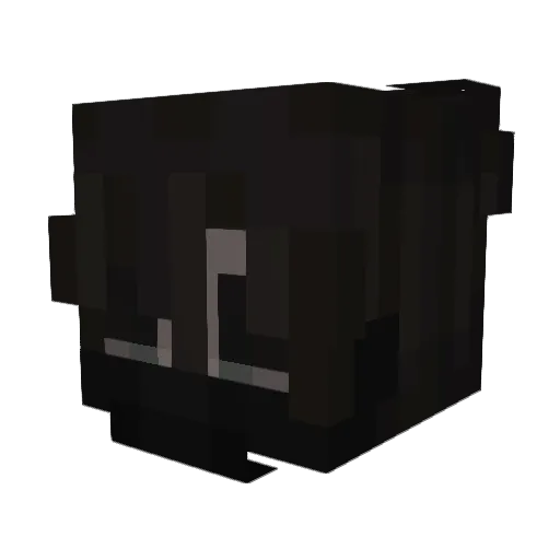 Velon_ Minecraft avatar head, 3D render
