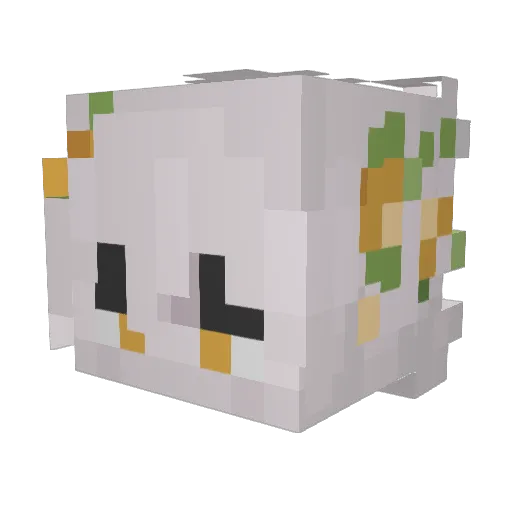 Velox1ty Minecraft avatar head, 3D render