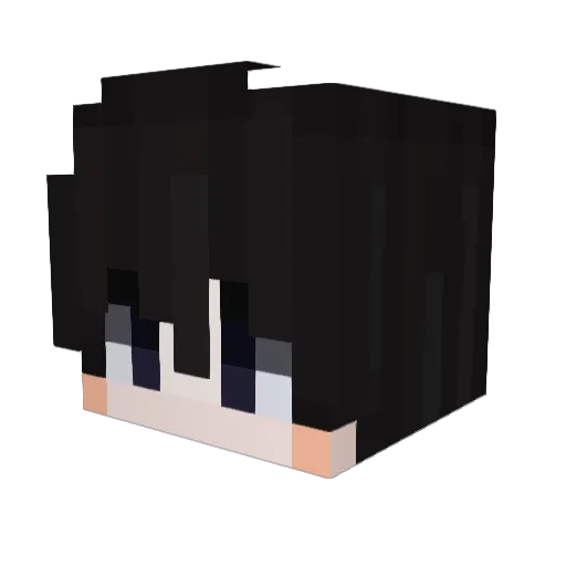 Velrikz Minecraft avatar head, 3D render