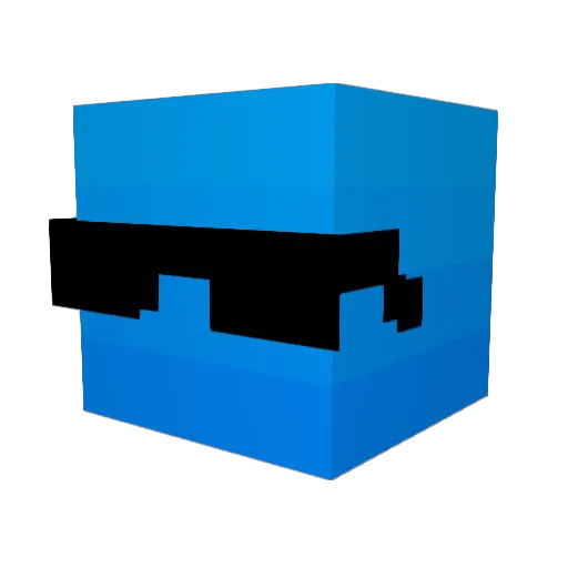 Velto2007 Minecraft avatar head, 3D render