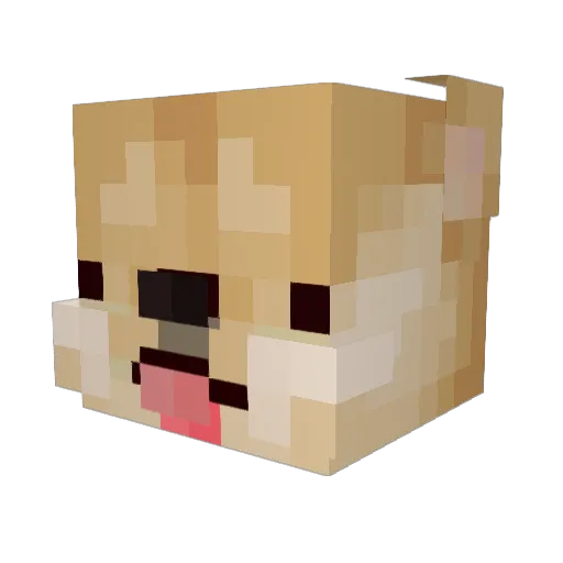 Veltrix__ Minecraft avatar head, 3D render