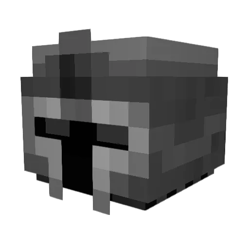 Velv101 Minecraft avatar head, 3D render