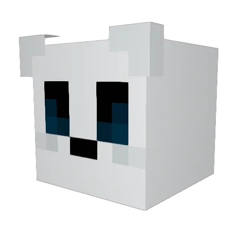 VelvetCaik Minecraft avatar head, 3D render