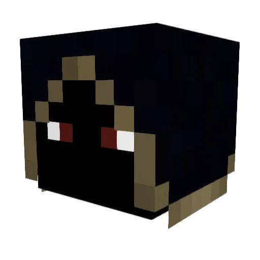 Velvet_D Minecraft avatar head, 3D render