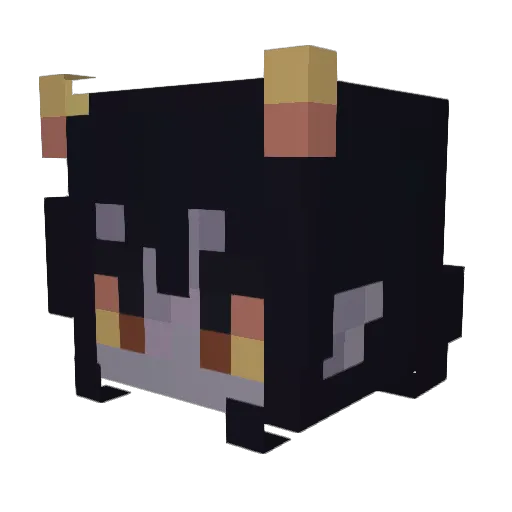 VelvinVT Minecraft avatar head, 3D render