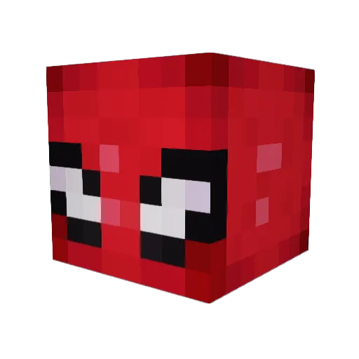 Velxyy Minecraft avatar head, 3D render