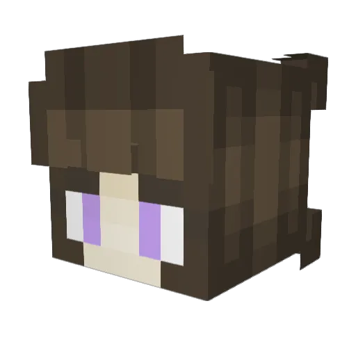 VenDoto Minecraft avatar head, 3D render