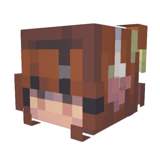 Vena_78 Minecraft avatar head, 3D render
