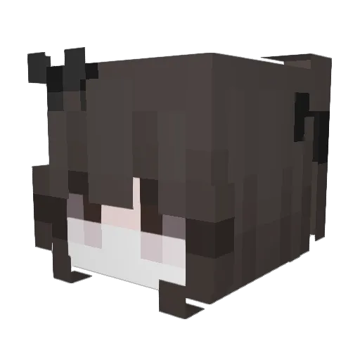 Venarah Minecraft avatar head, 3D render