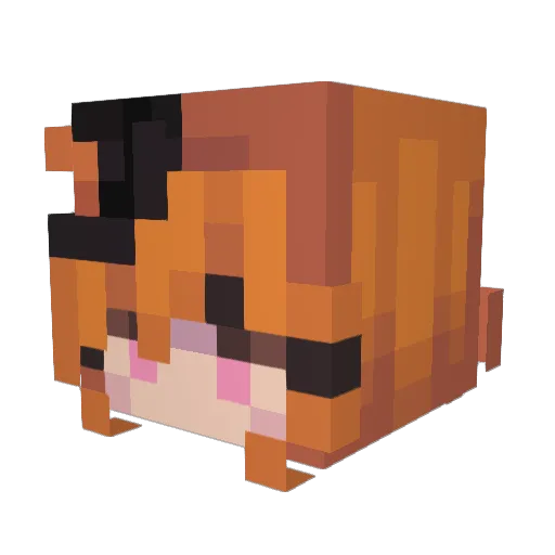 Venari_Plays Minecraft avatar head, 3D render