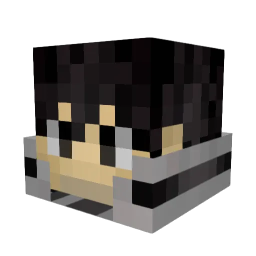 Venator_12 Minecraft avatar head, 3D render