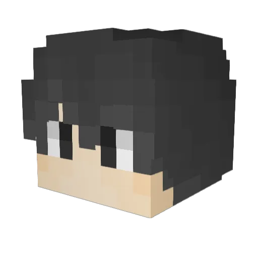 Venatus102 Minecraft avatar head, 3D render
