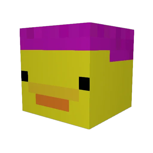 Venda1608 Minecraft avatar head, 3D render