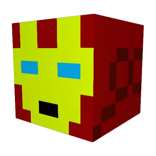 Venda2007 Minecraft avatar head, 3D render