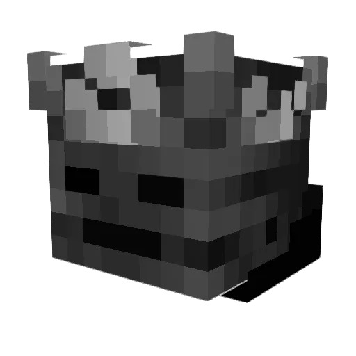 VendeeQ Minecraft avatar head, 3D render