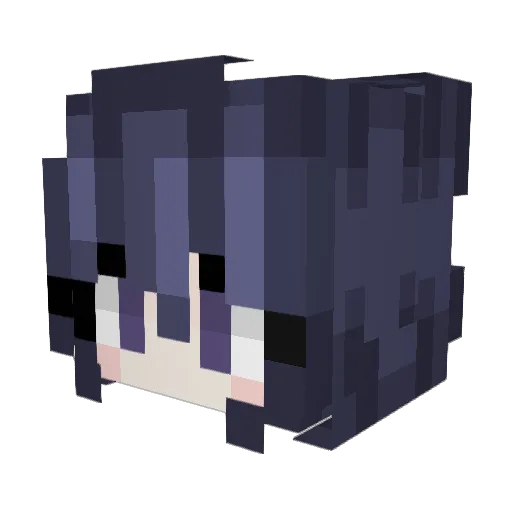 Vendethiel Minecraft avatar head, 3D render