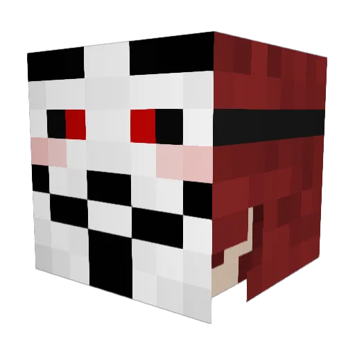 Vendett4___ Minecraft avatar head, 3D render