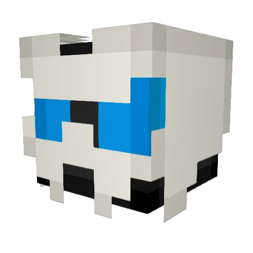 VendoShantas Minecraft avatar head, 3D render