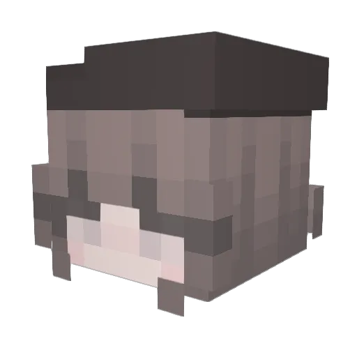 Vendre Minecraft avatar head, 3D render
