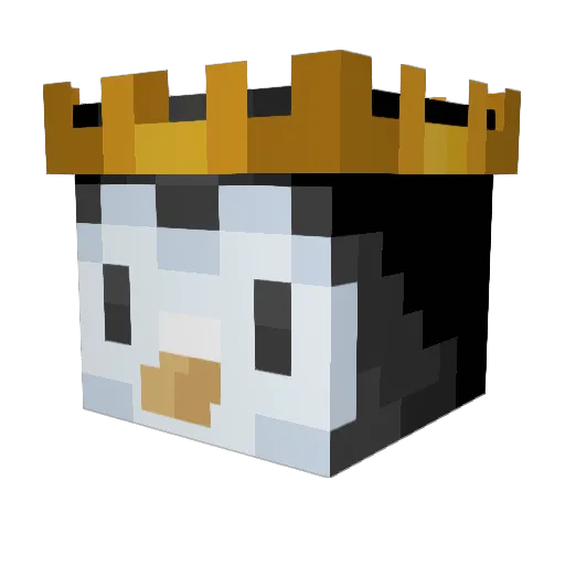 VenecityK Minecraft avatar head, 3D render
