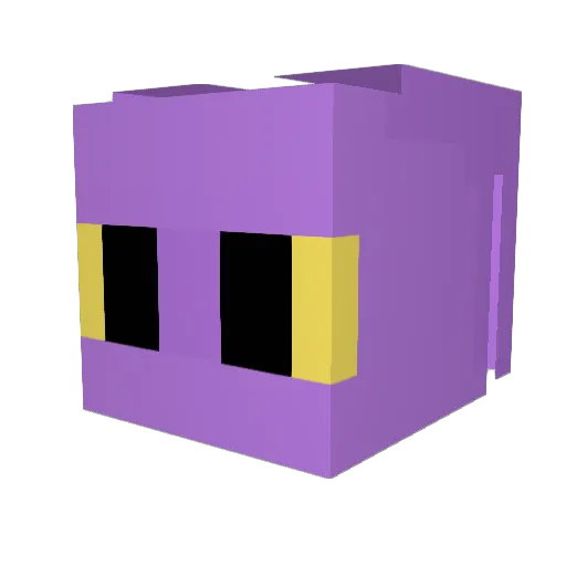 VeneraDC Minecraft avatar head, 3D render