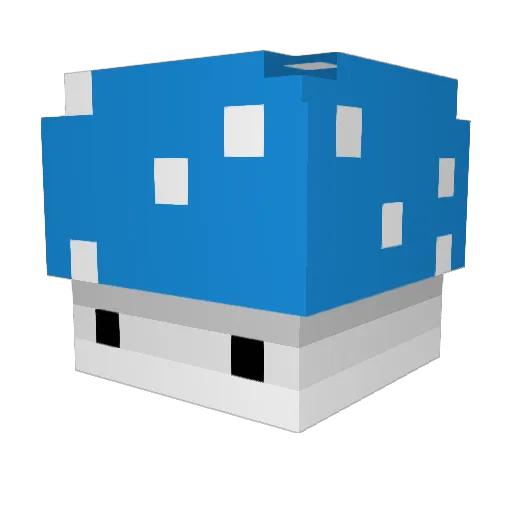 Venerx Minecraft avatar head, 3D render