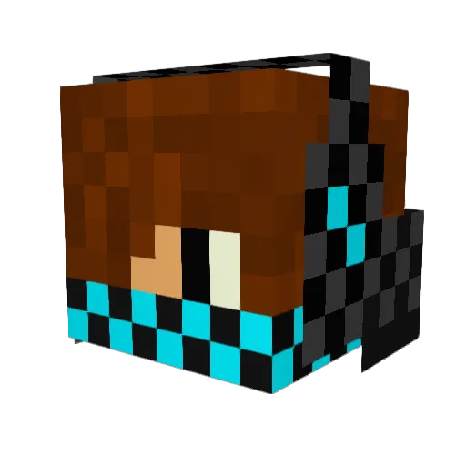 VenezuelanLegend Minecraft avatar head, 3D render