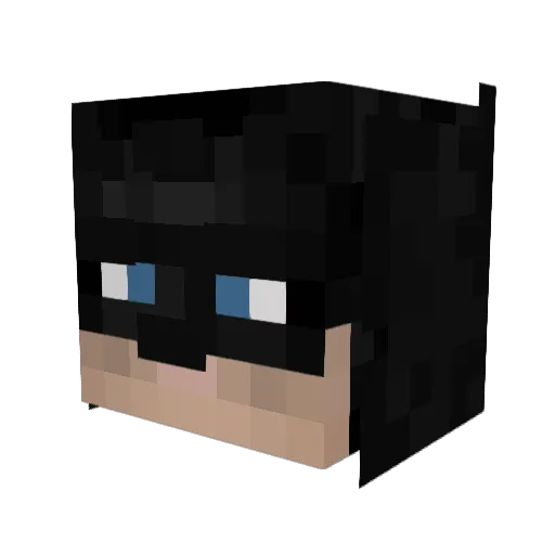 Vengeance06 Minecraft avatar head, 3D render