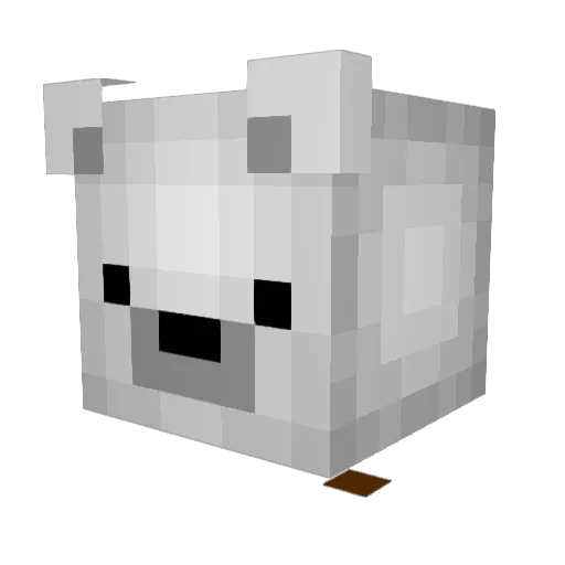 VenialPsycho Minecraft avatar head, 3D render