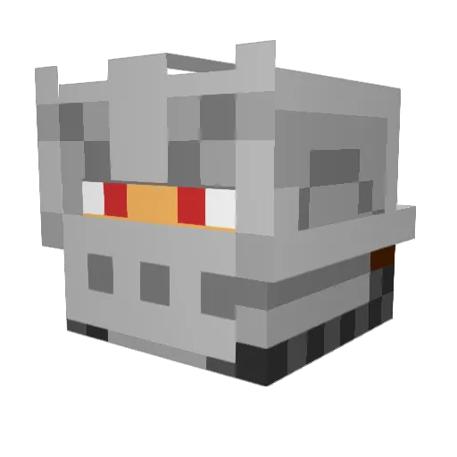 Venizi0 Minecraft avatar head, 3D render